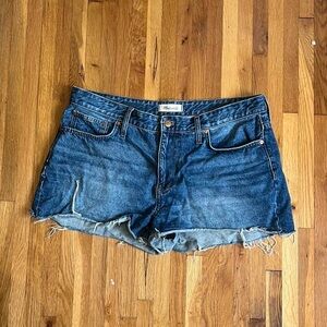 Madewell Dark Blue Jean Shorts